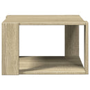 sofabord 51,5x51,5x30 cm konstrueret træ sonoma-eg