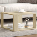 sofabord 51,5x51,5x30 cm konstrueret træ sonoma-eg