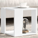 sofabord 32x32x30 cm konstrueret træ hvid