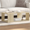 sofabord 89,5x48x30 cm konstrueret træ sonoma-eg