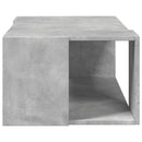 sofabord 89,5x48x30 cm konstrueret træ betongrå