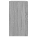 kosmetikbord med skammel 60x40x113,5 cm grå sonoma-eg