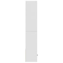 bogreol 40x36x189 cm konstrueret træ hvid