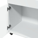 barvogn 50x41x89 cm konstrueret træ hvid