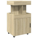 barvogn 50x41x89 cm konstrueret træ sonoma-eg