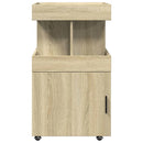 barvogn 50x41x89 cm konstrueret træ sonoma-eg