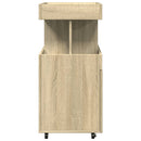 barvogn 50x41x89 cm konstrueret træ sonoma-eg