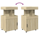 barvogn 50x41x89 cm konstrueret træ sonoma-eg
