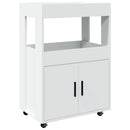 barvogn 60x39,5x89 cm konstrueret træ hvid