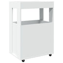 barvogn 60x39,5x89 cm konstrueret træ hvid