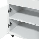 barvogn 60x39,5x89 cm konstrueret træ hvid
