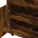 barvogn 60x39,5x89 cm konstrueret træ røget egetræsfarve