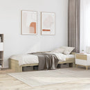 sengeramme 90x200 cm uden madras konstrueret træ sonoma-eg