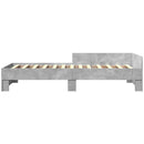 sengeramme 90x200 cm konstrueret træ betongrå