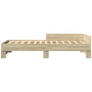sengeramme 90x190 cm uden madras konstrueret træ sonoma-eg
