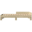 sengeramme 75x190 cm uden madras konstrueret træ sonoma-eg