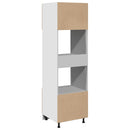 mikrobølgeovnsskab "Lyon" Sonoma eg 60x57x207 cm konstrueret træ