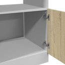 mikrobølgeovnsskab "Lyon" Sonoma eg 60x57x207 cm konstrueret træ