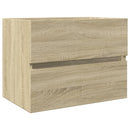 vaskeskab 60x38,5x45 cm konstrueret træ sonoma-eg