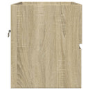 vaskeskab 60x38,5x45 cm konstrueret træ sonoma-eg