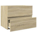 vaskeskab 60x38,5x45 cm konstrueret træ sonoma-eg