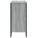 kommode 91x35,5x74,5 cm konstrueret træ sonoma-eg