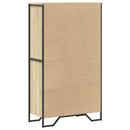 skab 79,5x35,5x137,5 cm konstrueret træ sonoma-eg
