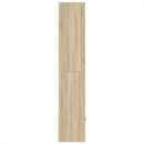 bogreol 70x36x189 cm konstrueret træ sonoma-eg