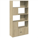 bogreol 100x36x189 cm konstrueret træ sonoma-eg