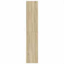bogreol 100x36x189 cm konstrueret træ sonoma-eg