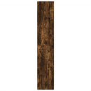 bogreol 100x36x189 cm konstrueret træ røget egetræsfarve