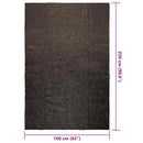 gulvtæppe ZIZUR 160x230cm jute-look indendørs udendørs