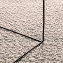 gulvtæppe ZIZUR 120x120 cm jute-look indendørs og udendørs