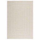 gulvtæppe ZIZUR 140x200 cm jute-look indendørs og udendørs