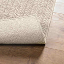 gulvtæppe ZIZUR 200x290 cm jute-look indendørs og udendørs