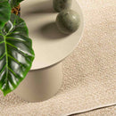 gulvtæppe ZIZUR beige 120x170cm jute-look indendørs og udendørs