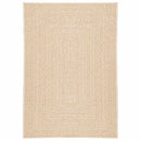 gulvtæppe ZIZUR beige 140x200cm jute-look indendørs og udendørs