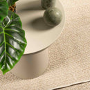 gulvtæppe ZIZUR beige 140x200cm jute-look indendørs og udendørs
