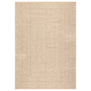 gulvtæppe ZIZUR beige 200x290cm jute-look indendørs og udendørs