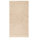 gulvtæppe ZIZUR beige 60x110 cm jute-look indendørs og udendørs