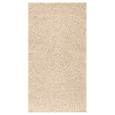 gulvtæppe ZIZUR beige 80x150 cm jute-look indendørs og udendørs