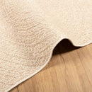 gulvtæppe ZIZUR beige 120x170cm jute-look indendørs og udendørs