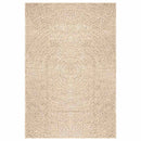 gulvtæppe ZIZUR beige 140x200cm jute-look indendørs og udendørs