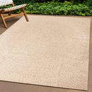 gulvtæppe ZIZUR beige 200x200cm jute-look indendørs og udendørs