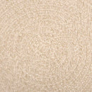 gulvtæppe ZIZUR beige 200x290cm jute-look indendørs og udendørs