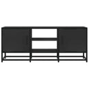 tv-bord 100x35x41 cm konstrueret træ og metal sort