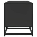 tv-bord 120x35x41 cm konstrueret træ og metal sort
