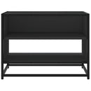 tv-bord 61x40x46 cm konstrueret træ og metal sort