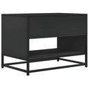 tv-bord 61x40x46 cm konstrueret træ og metal sort