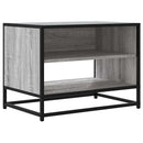 tv-bord 61x40x46 cm konstrueret træ og metal grå sonoma-eg